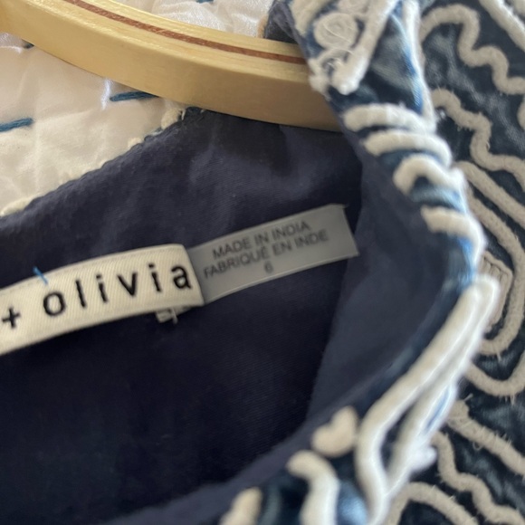 ALICE OLIVIA Coley Tribal Embroidered Tank Shift Mini Dress - Picture 6 of 10